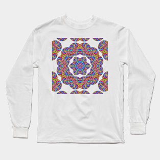 Sacred Geometric Mandala Long Sleeve T-Shirt